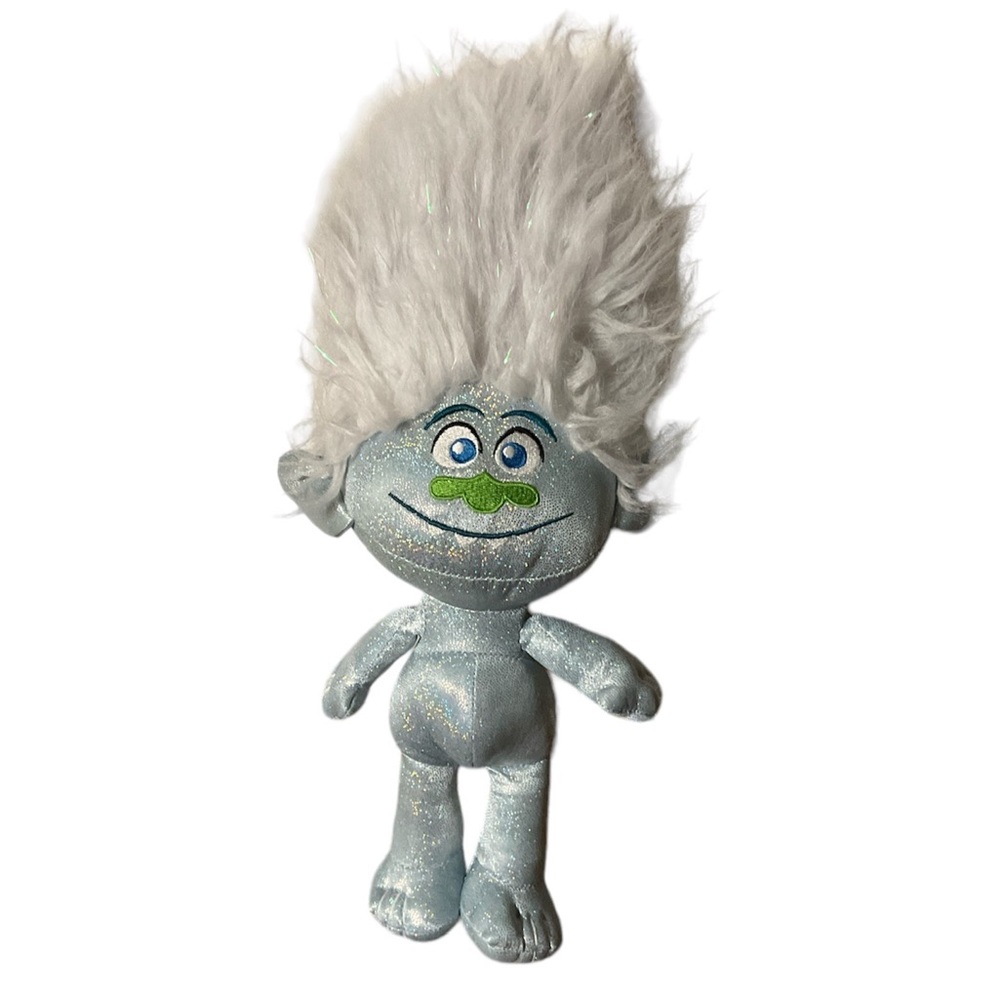 Trolls World Tour Guy Diamond Plush Dreamworks Naked Glitter Stuffed Animal Toy